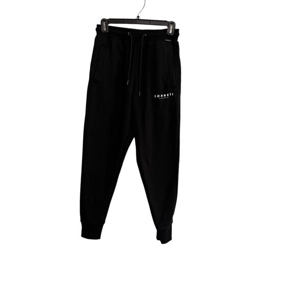 Sonneti London Sweatpants Joggers Men’s Size XS Black Drawstring Athletic Casual - Picture 1 of 3
